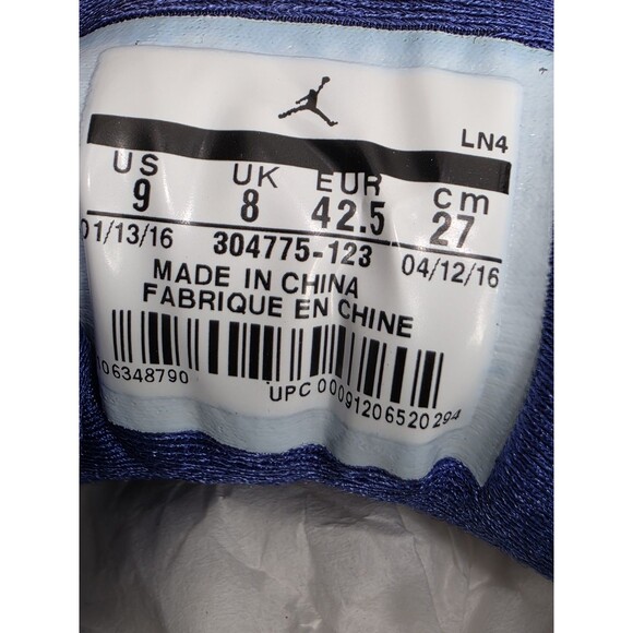 NIKE High-top Sneakers Air Jordan 7 Retro Tinker Alternate 304775-123 Sz 9 (US)